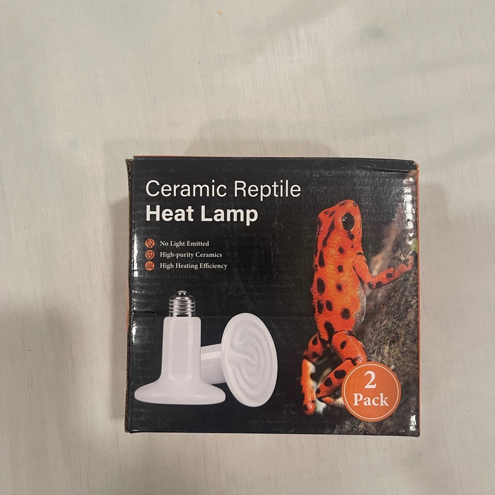 Ceramic Reptile Heat Lamp 2 Pack